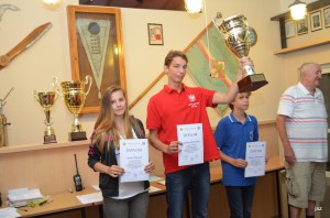 Podium klasyfikacji końcowej PP F1A juniorów