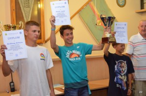 Podium klasyfikacji końcowej PP F1B juniorów