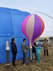 Start balonu Patrycji Dyląg