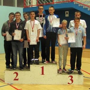 Podium drużynowe - junior