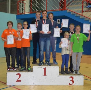 Podium drużynowe - młodzik