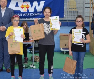 Podium młodzik dziewczęta.