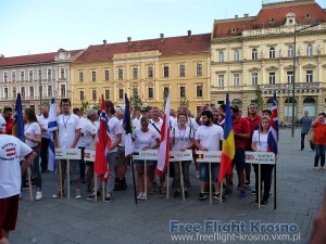 Polska reprezentacja podczas ceremoni otwarcia Mistrzost Europy.