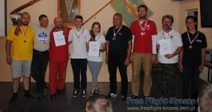 Podium F1B (drużynowe): 2. Aeroklub Białostocki (Daniel Cimochowski, Andrzej Łukaszewicz, Andrzej Poczobut), 1. OSiR w Suwałkach (Bartłomiej Bilewicz, Natalia Bilewicz, Stanisław Skibicki), 3.GSML (Adam Krawiec, Tomasz Lipski, Dawid Lipski).