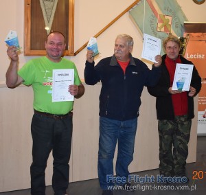 Podium F1C: 2. Mariusz Gąsiorowski, 1. Marek Roman, 3. Piotr Plachetka (na fot. T. Lipski)