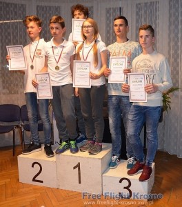 Podium drużynowe w kategorii F1B.