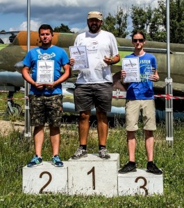 Podium open: 2. Rafał Budzoń, 1. Cezary Janas, 3. Łukasz Dańczyszyn. (fot. I. Krawczyk)