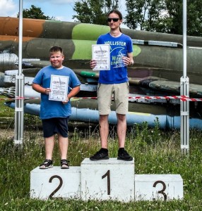 Podium junior: 2. Kacper Chruszcz, 1. Łukasz Dańczyszyn. (fot. I. Krawczyk)