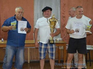 Podium F1C: 2. Marek Roman, 1. Mariusz Gąsiorowski, 3. Edward Burek