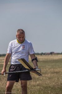 Edward Burek w oczekiwaniu na warunki do startu