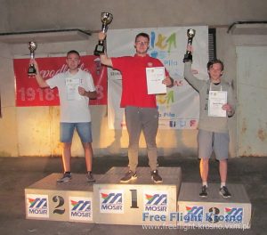 Podium F1A senior: 2. Michał Słyś, 1. Michał Śliwiński, 3. Seweryn Nowaczyk